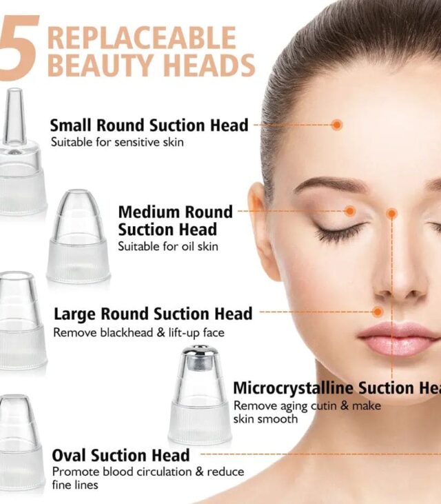Shop Saverr Blackhead Remover Vacuum – Powerful Facial Pore Cleaner & Acne Suction Tool - Image 3