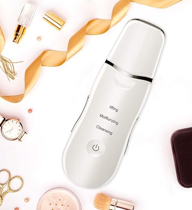 Blackhead Shovel Machine - Deep Cleansing Facial Skin Scrubber, Lifting & Moisturizing | White - Image 2