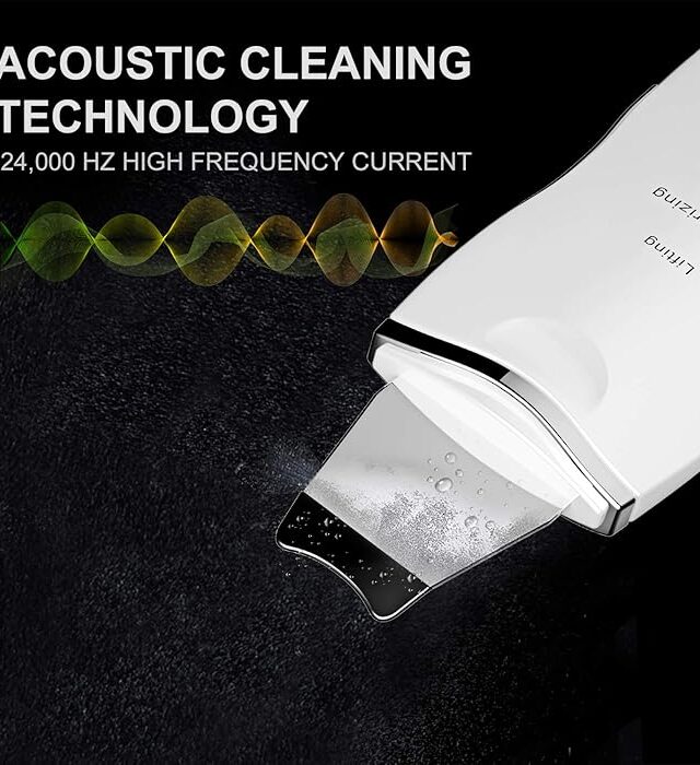Blackhead Shovel Machine - Deep Cleansing Facial Skin Scrubber, Lifting & Moisturizing | White - Image 3