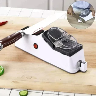 Shop Saverr Electric Knife and Scissor Sharpener - Quick, Easy, & Safe