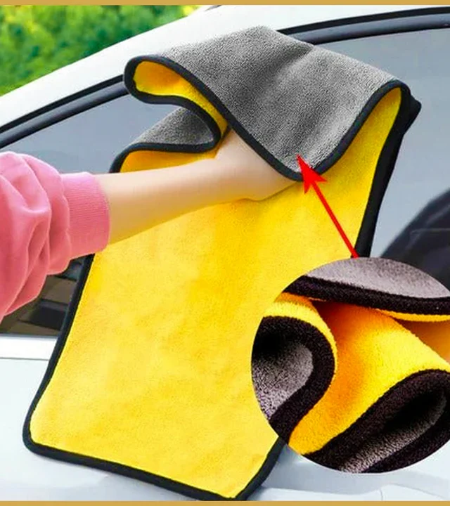Microfiber Cloth for Car, Kitchen & Home - High Absorbency, Non-Scratch
